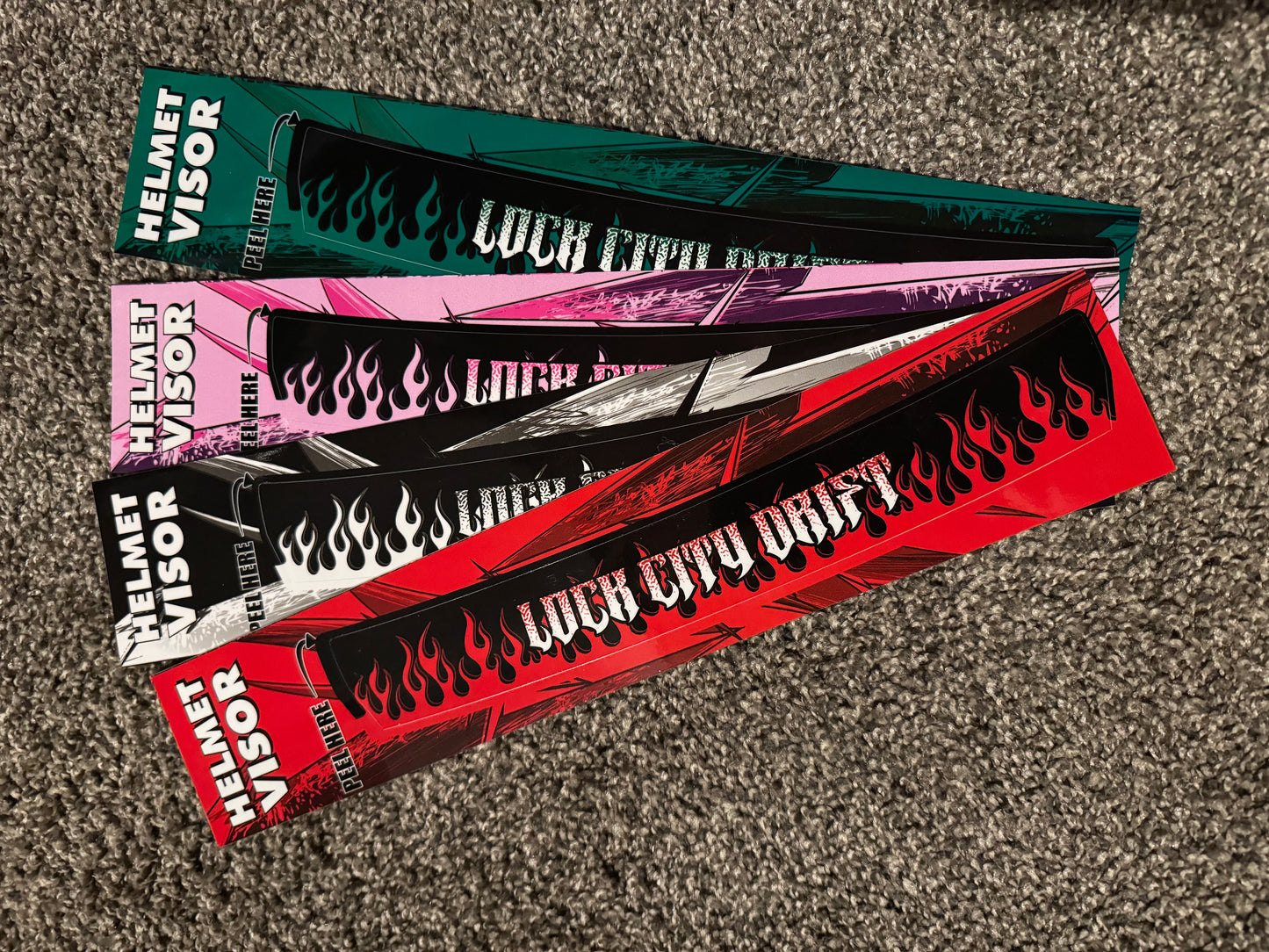 Helmet Visor Sticker