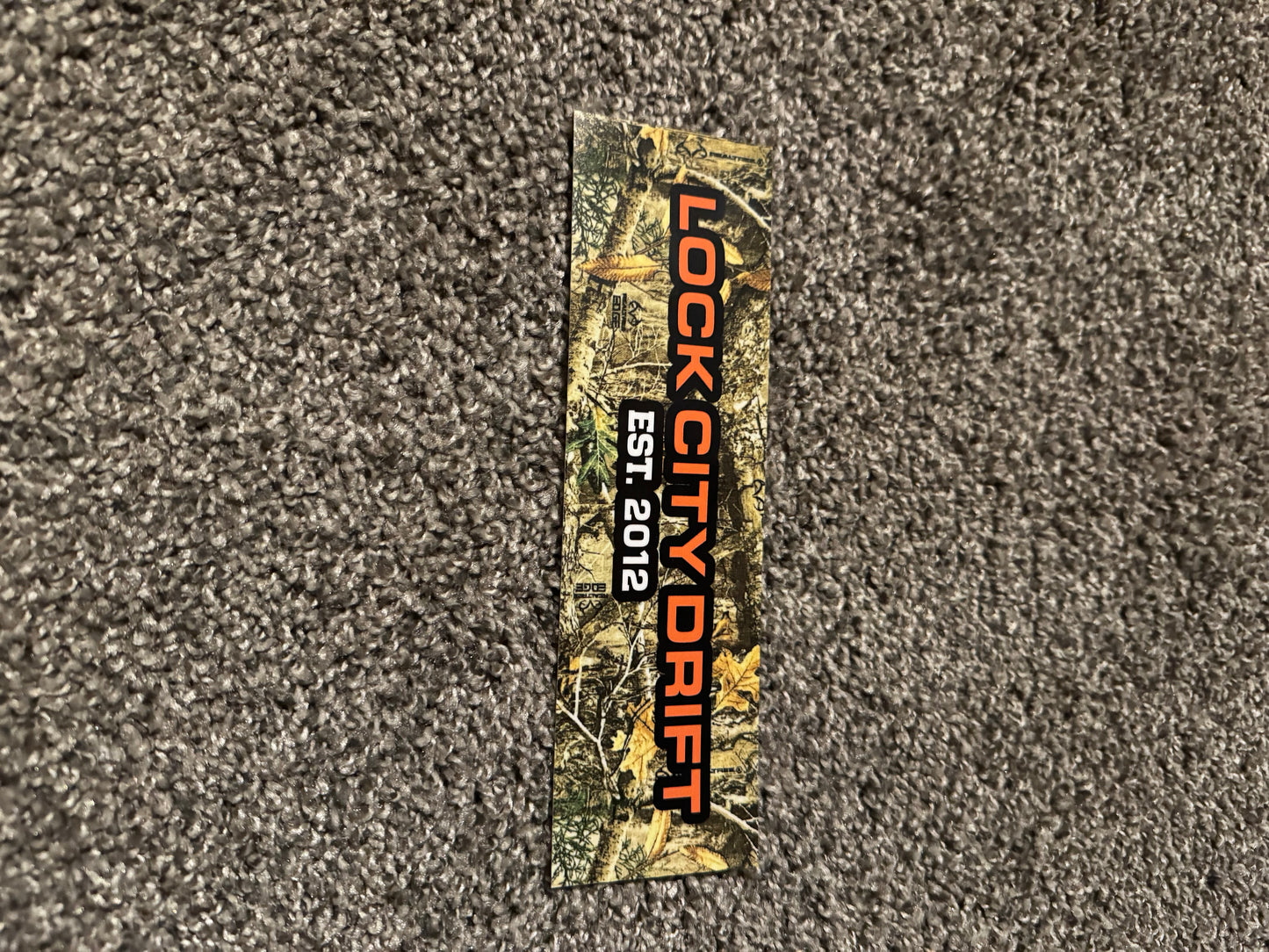 Lock City Camo Bumper Sticker