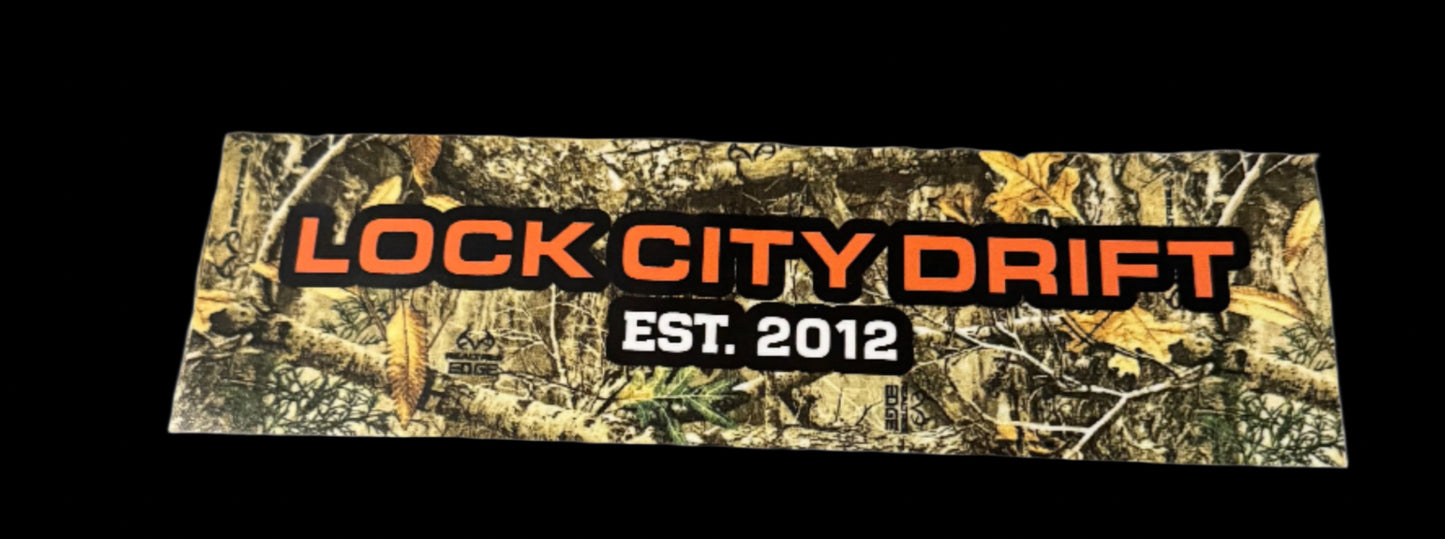 Lock City Camo Bumper Sticker