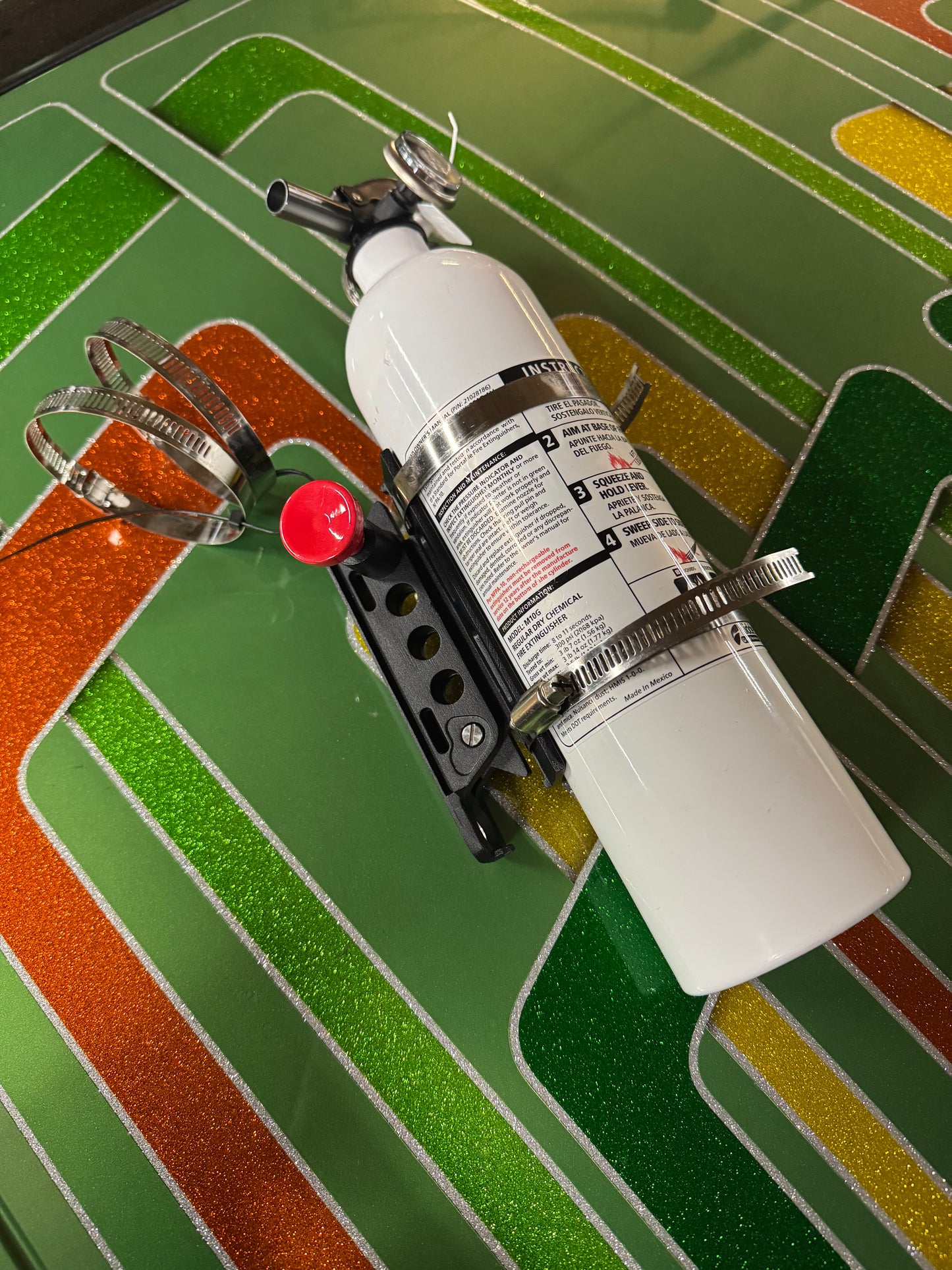 Closed Course Fire Extinguisher Bracket - Fire Extinguisher NOT Included