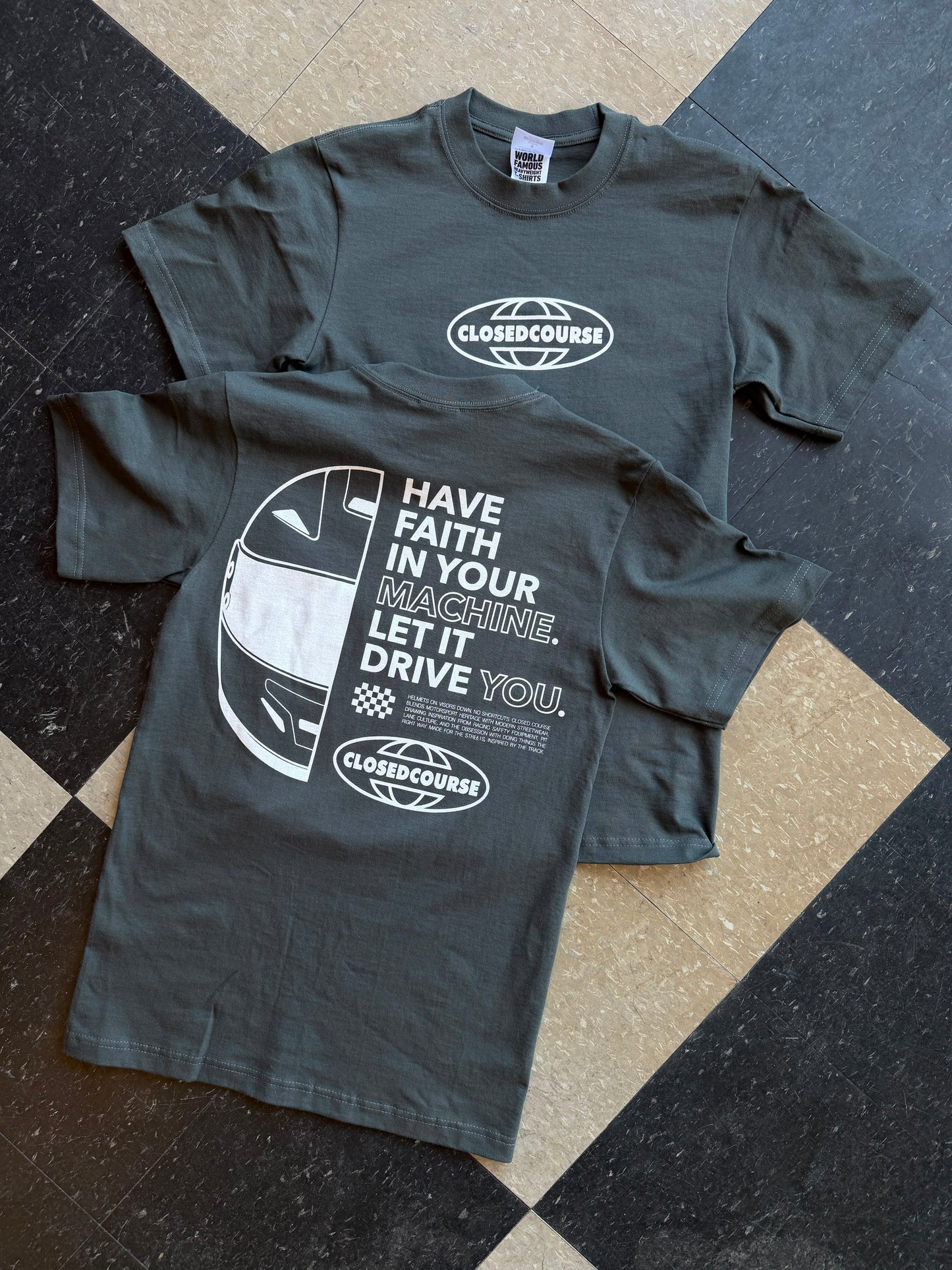 Closed Course ‘Have Faith’ Premium Tee