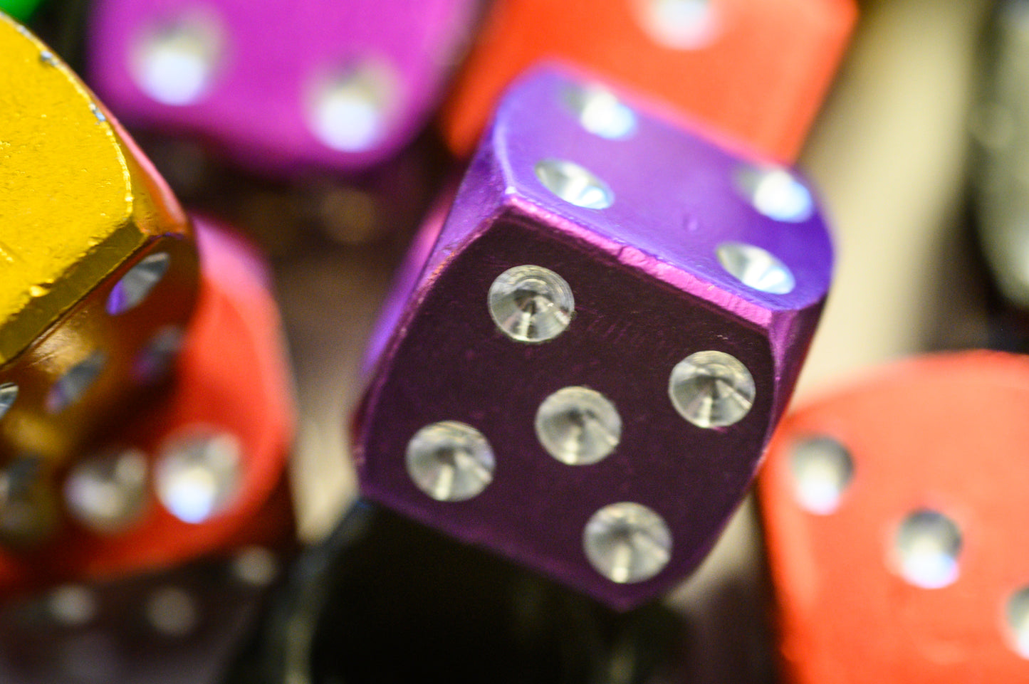 Drift Dice! Valve Stem Covers - Closed Course