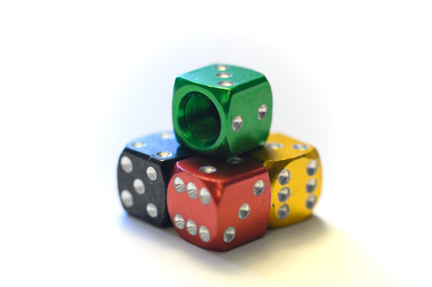 Drift Dice! Valve Stem Covers - Closed Course