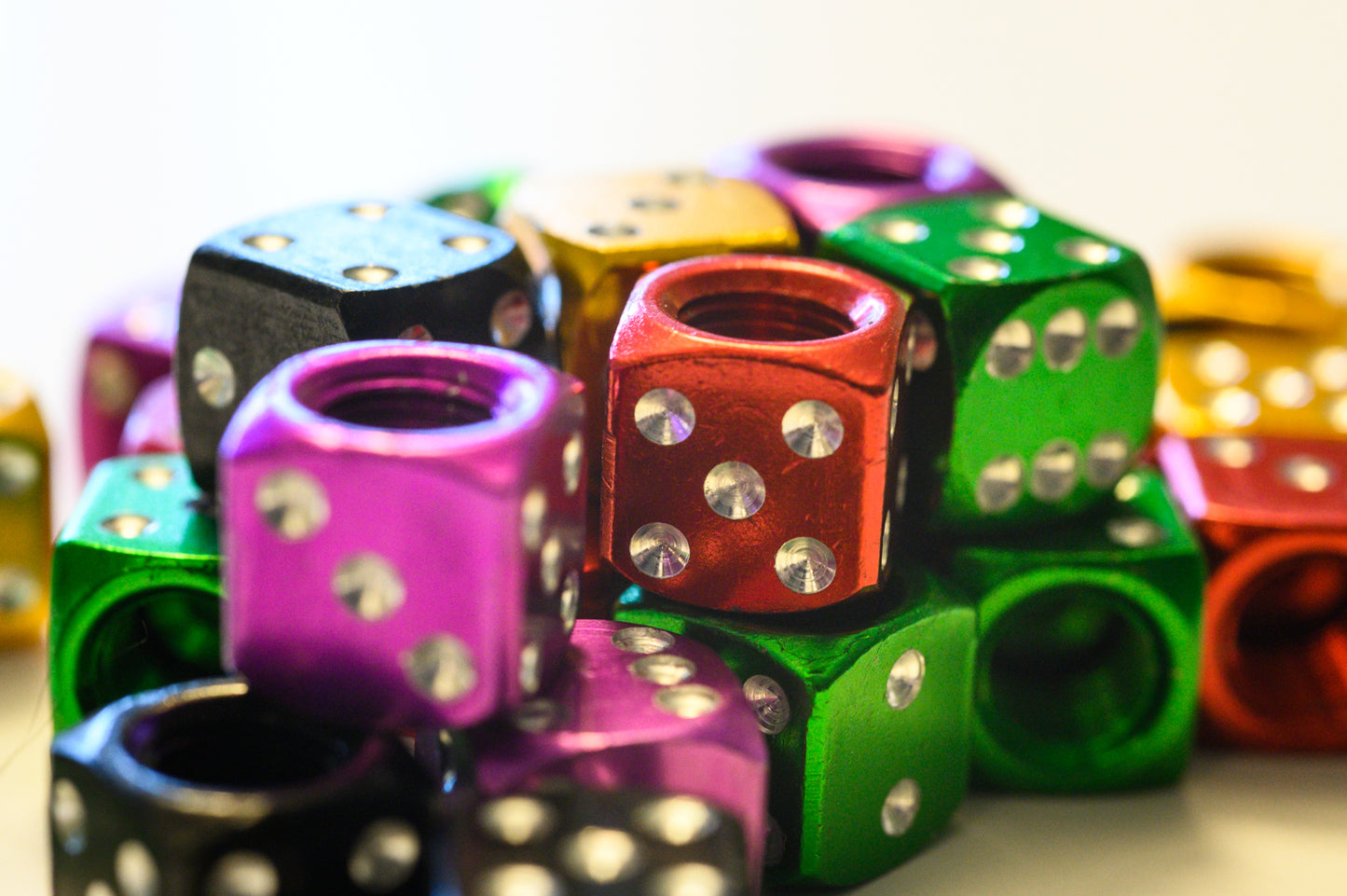 Drift Dice! Valve Stem Covers - Closed Course