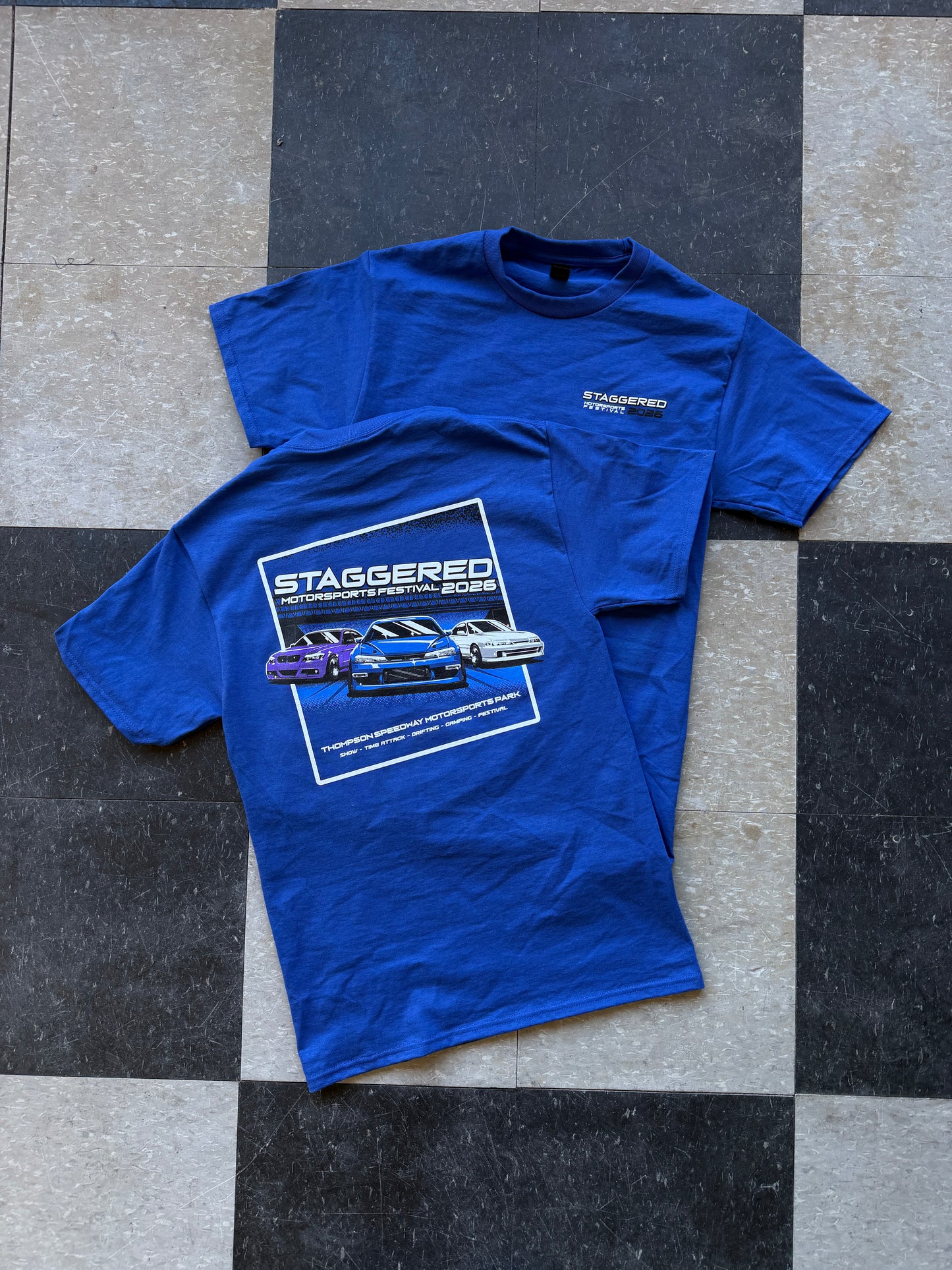 Staggered Event Tee 2026
