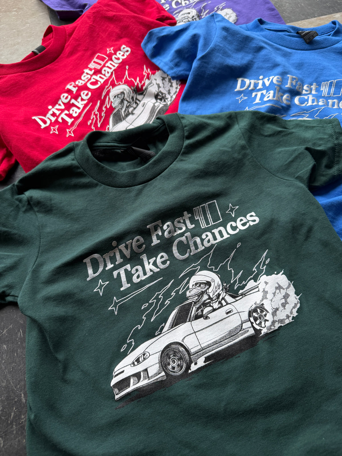 Youth Tee - Drive Fast, Take Chances!