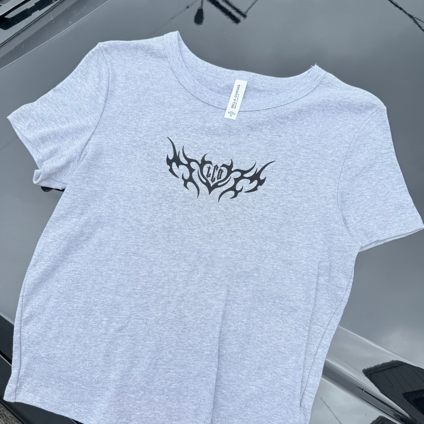 Cyber Heart Baby Tee