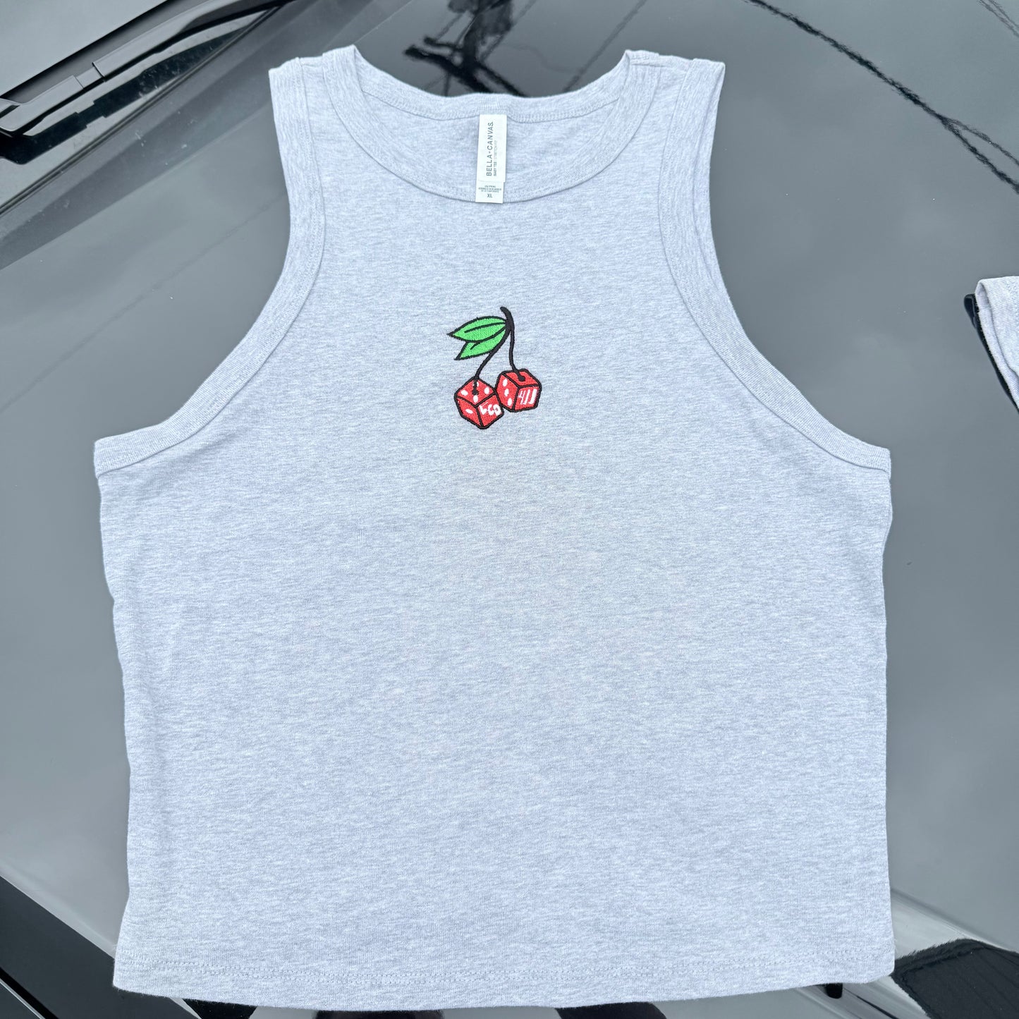 Cherry Cropped Tank