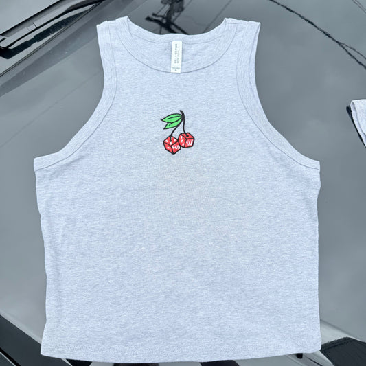 Cherry Cropped Tank