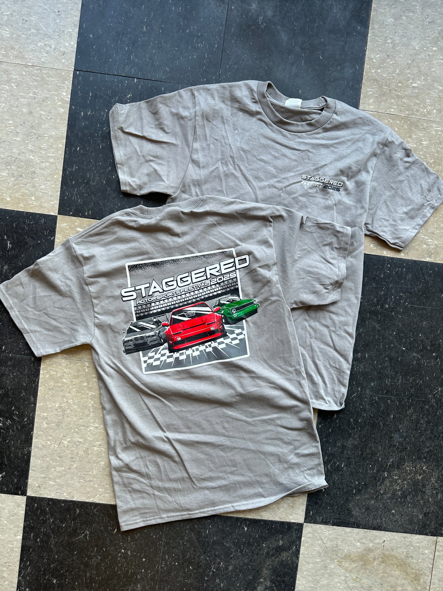 Staggered Event Tee 2025