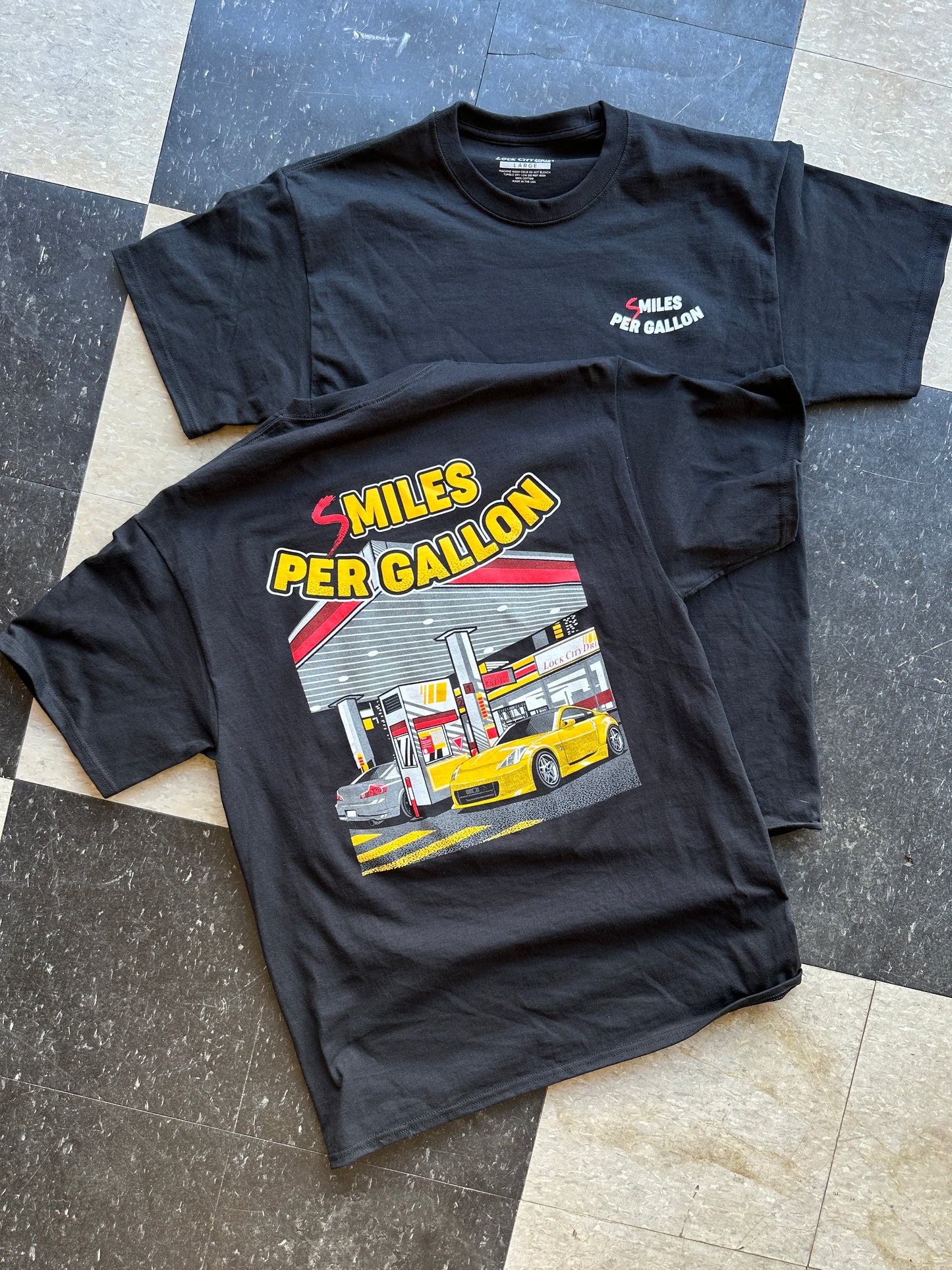 Smiles Per Gallon Tee
