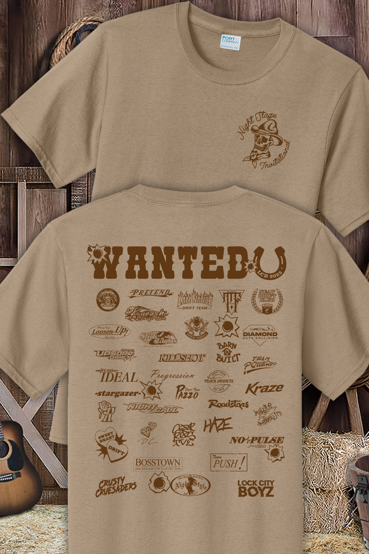 Nightstage Invitational Team Logo Tee 2025